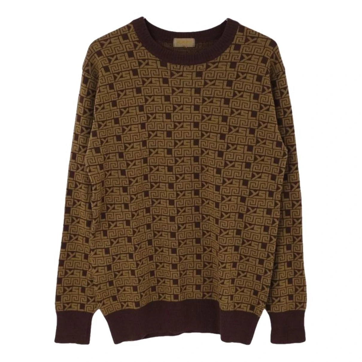 Pre-owned Saint Laurent Wool Sweatshirt In Brown