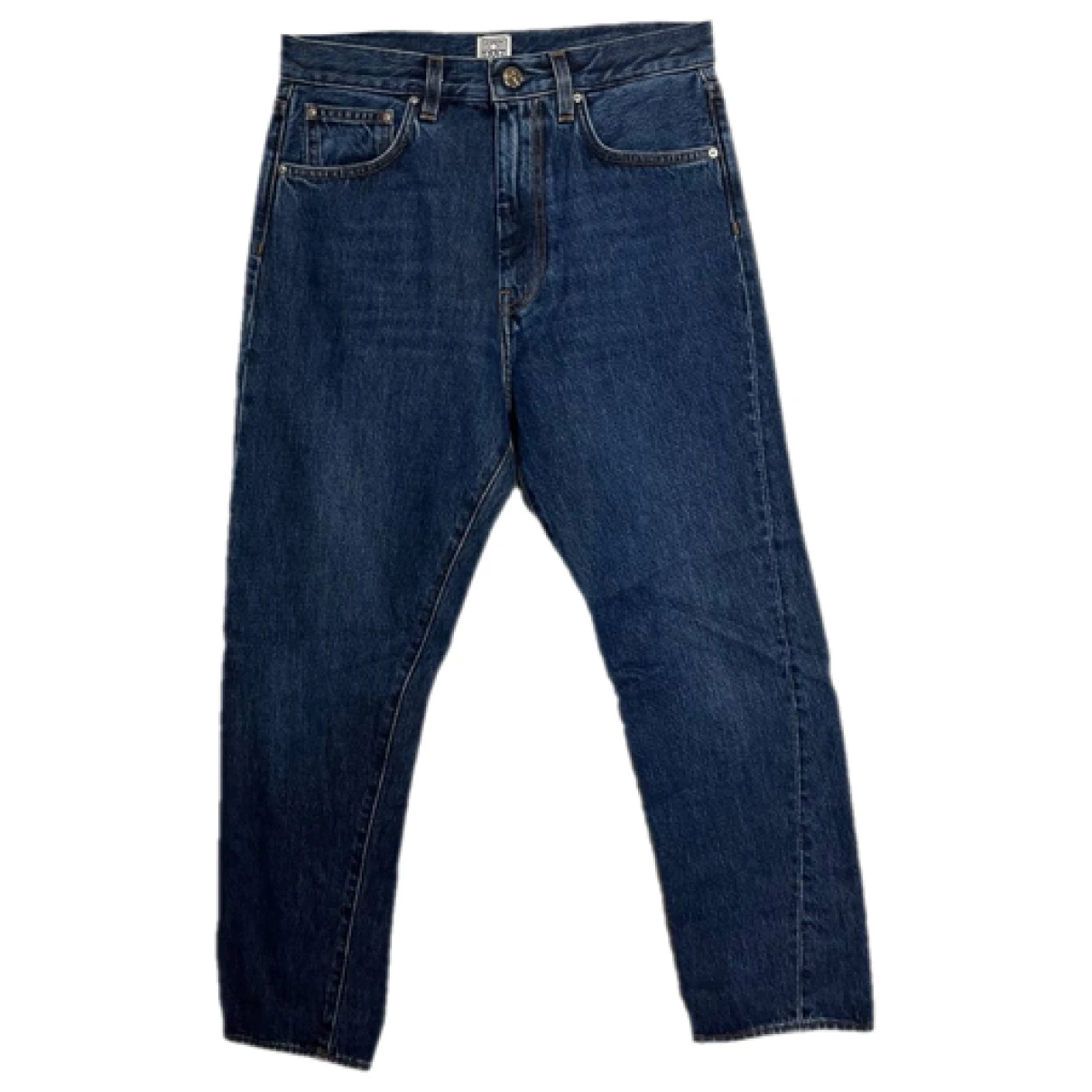 Pre-owned Totême Original Boyfriend Jeans In Blue