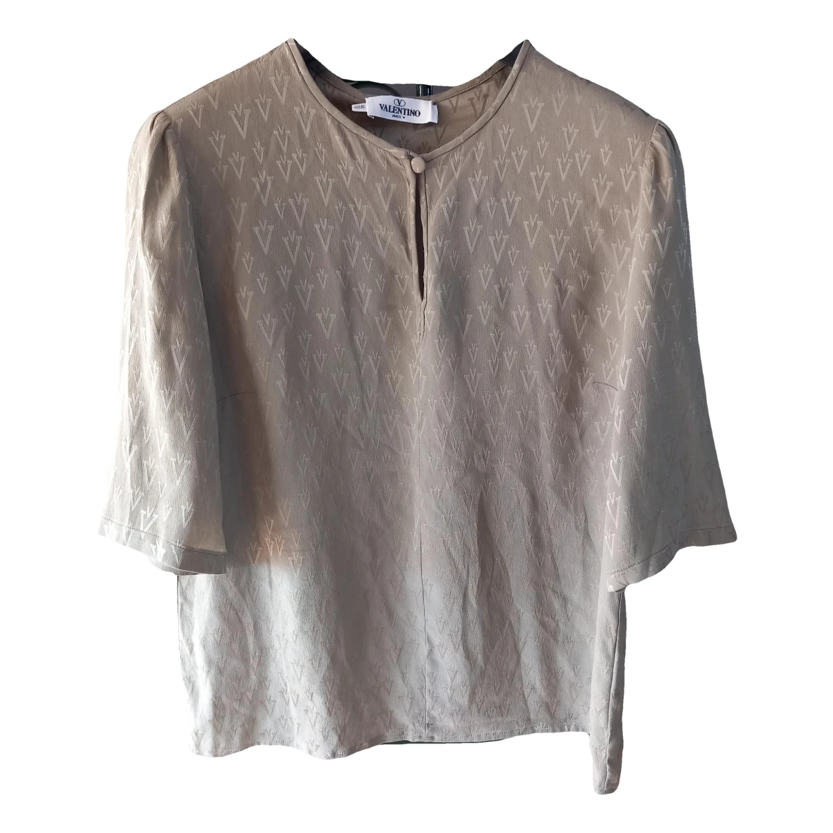 Pre-owned Valentino Silk T-shirt In Other