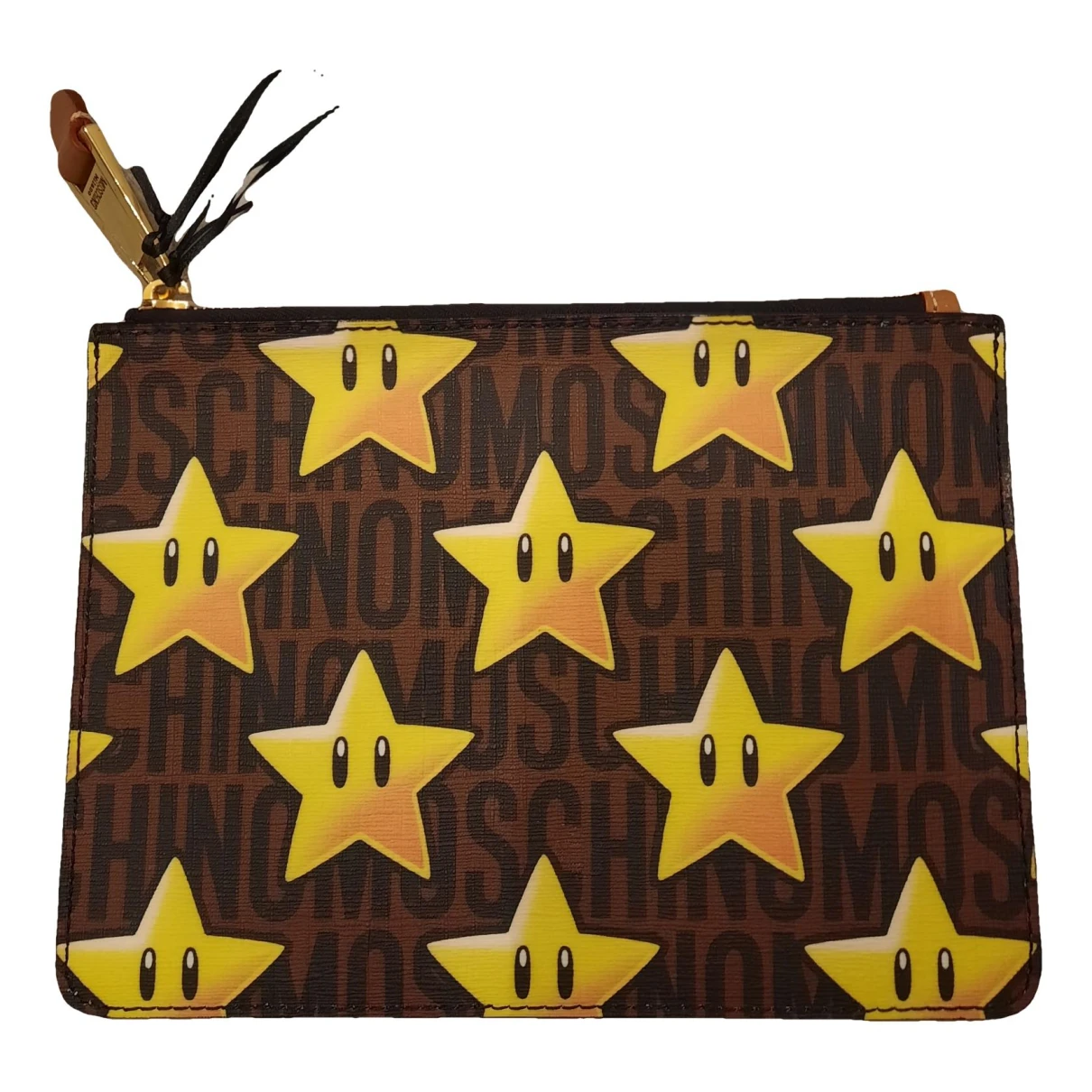 Pre-owned Moschino Leather Clutch Bag In Other