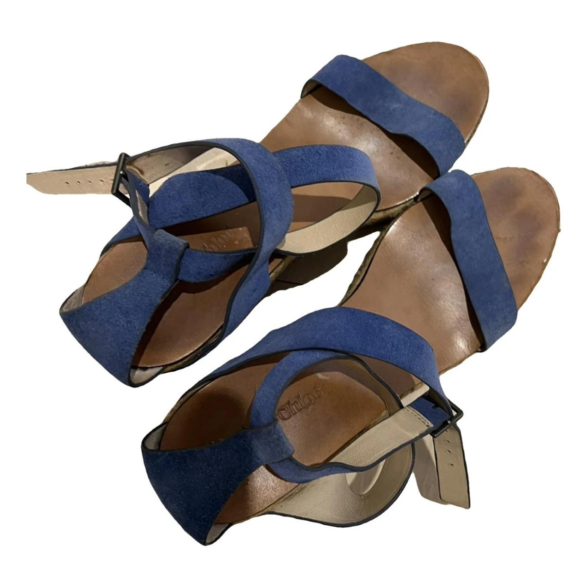 Pre-owned See By Chloé Flats In Blue