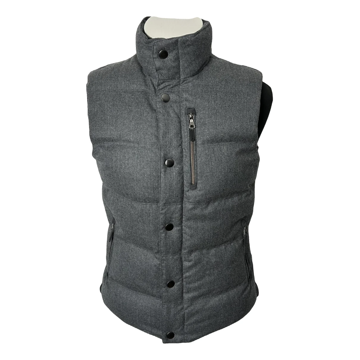 Pre-owned Van Laack Wool Jacket In Grey
