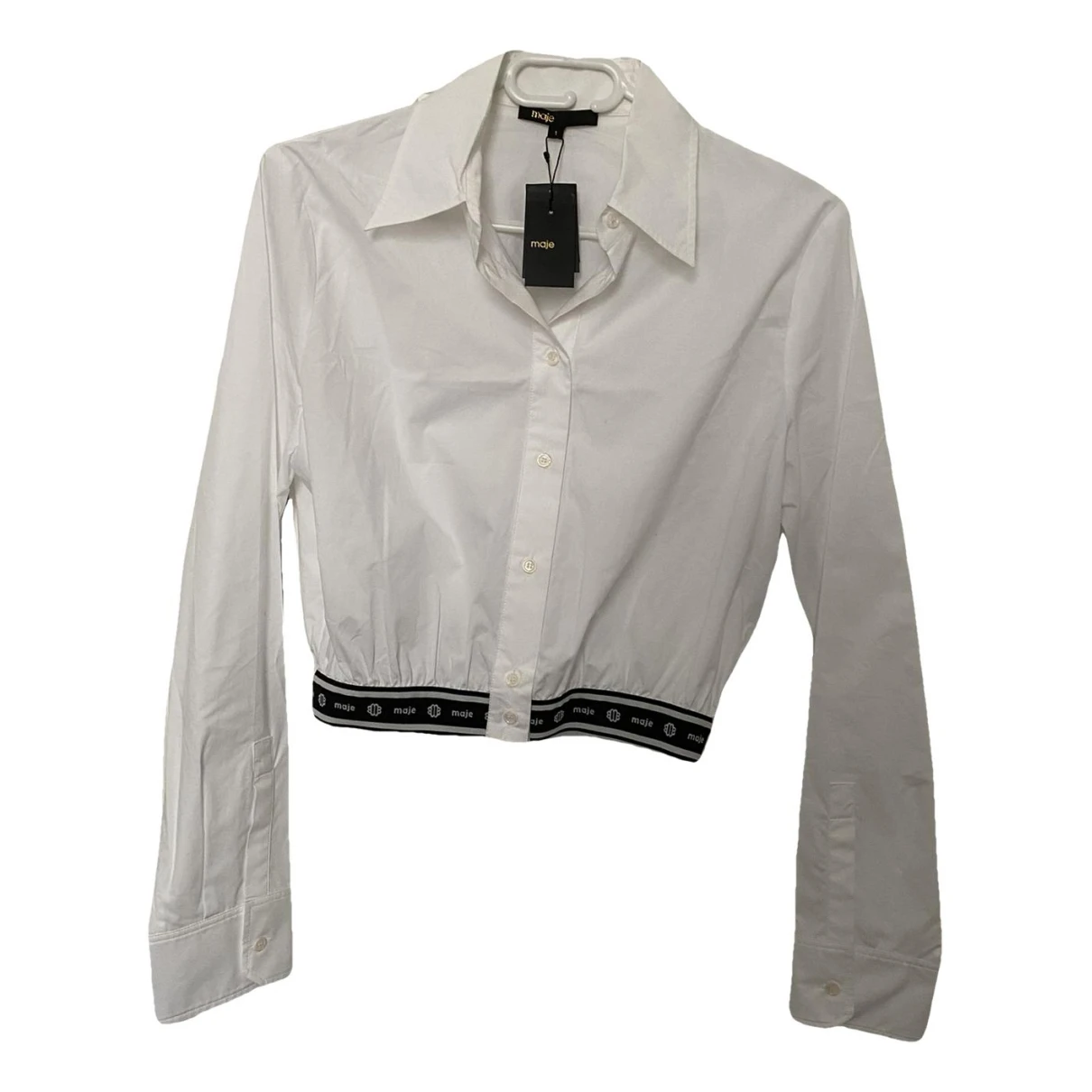 Pre-owned Maje Shirt In White