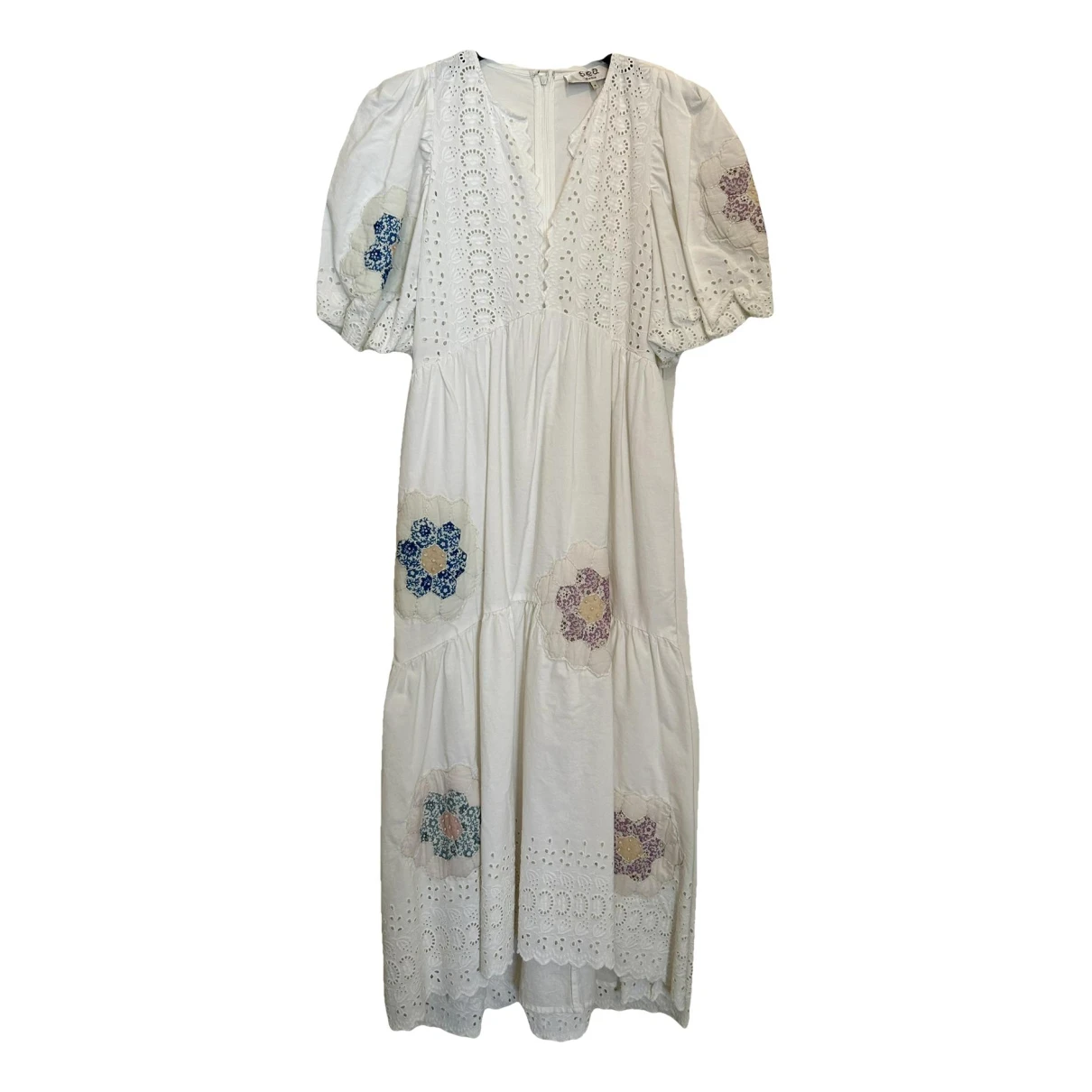 Pre-owned Sea New York Maxi Dress In White