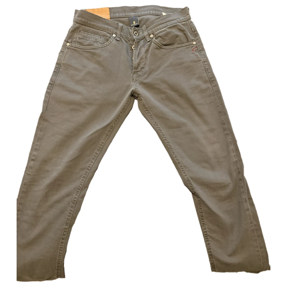 Pre-owned Dondup Slim Jean In Grey