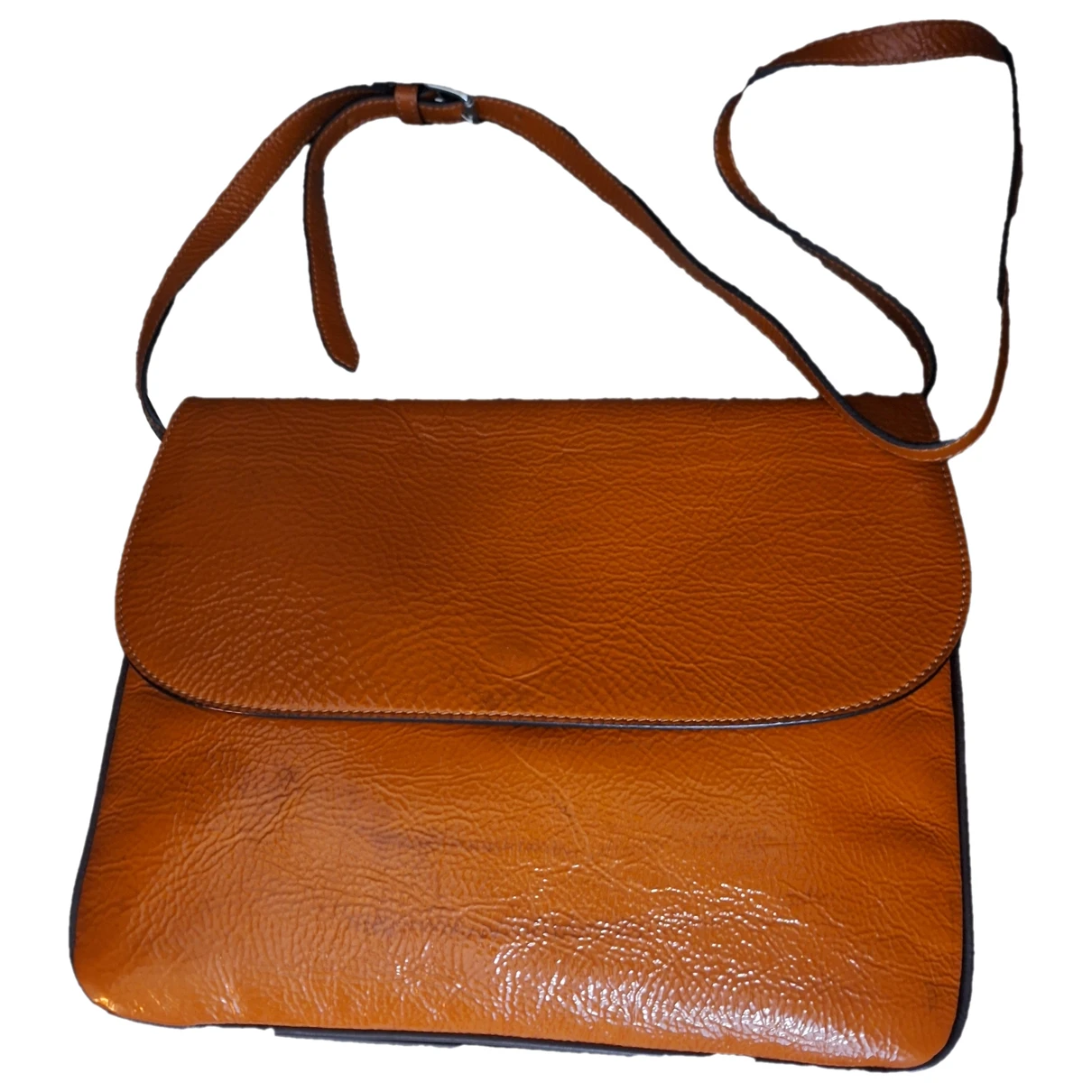 Pre-owned Marni Leather Handbag In Orange
