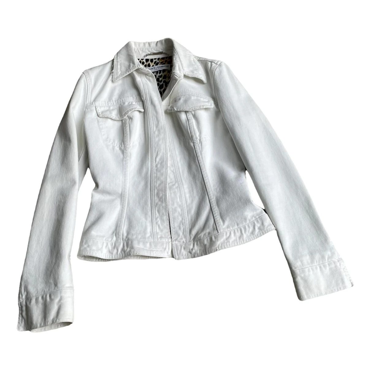 Pre-owned Dolce & Gabbana Jacket In White