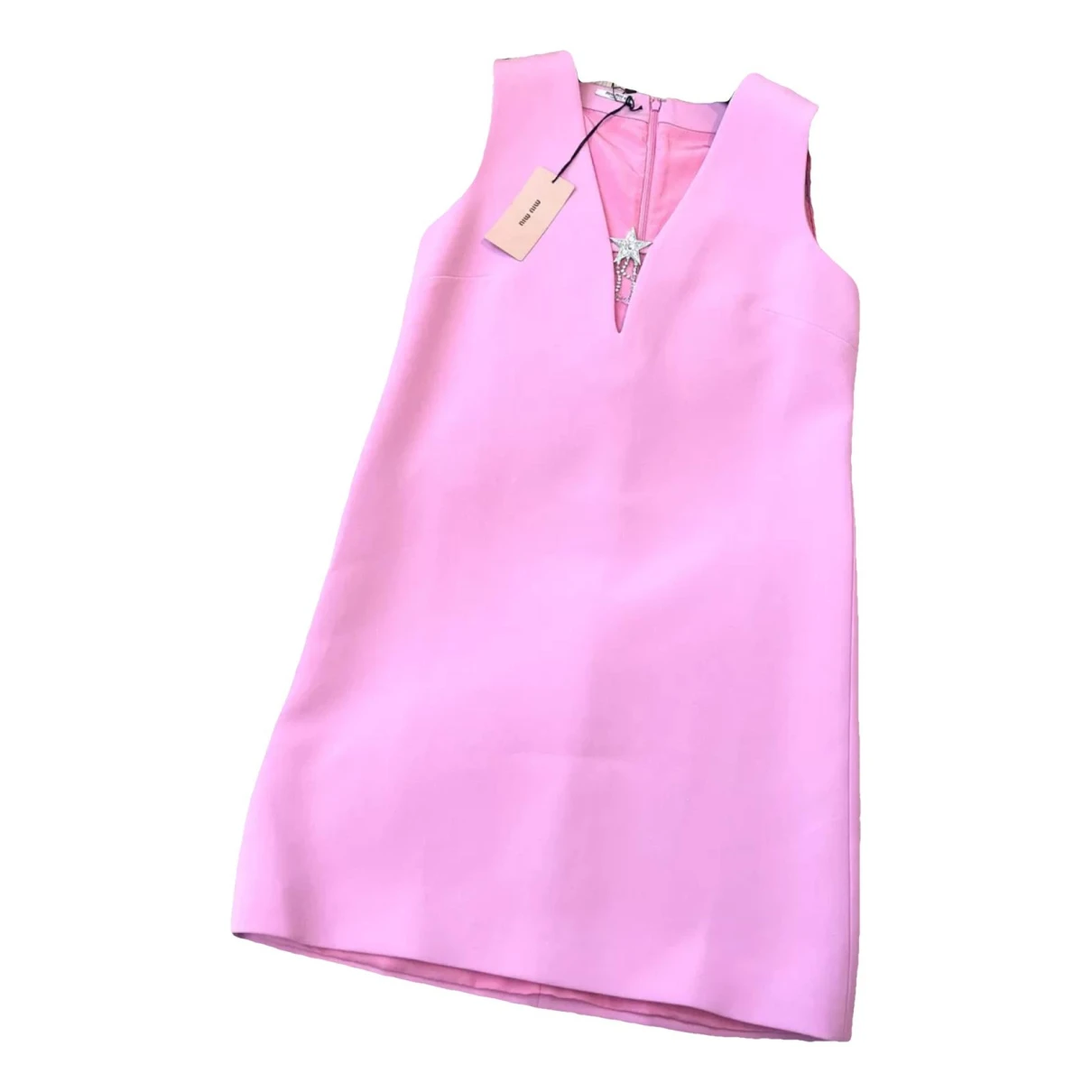 Pre-owned Miu Miu Mid-length Dress In Pink