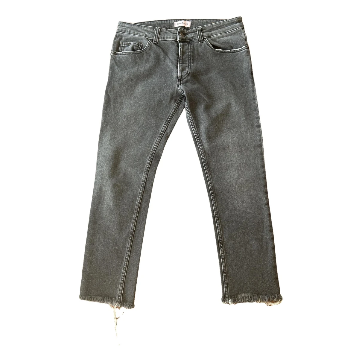 Pre-owned Palm Angels Slim Jean In Grey