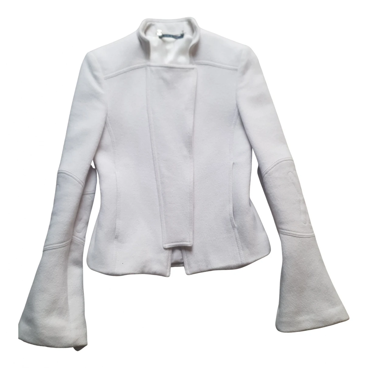 Pre-owned Gucci Wool Blazer In White