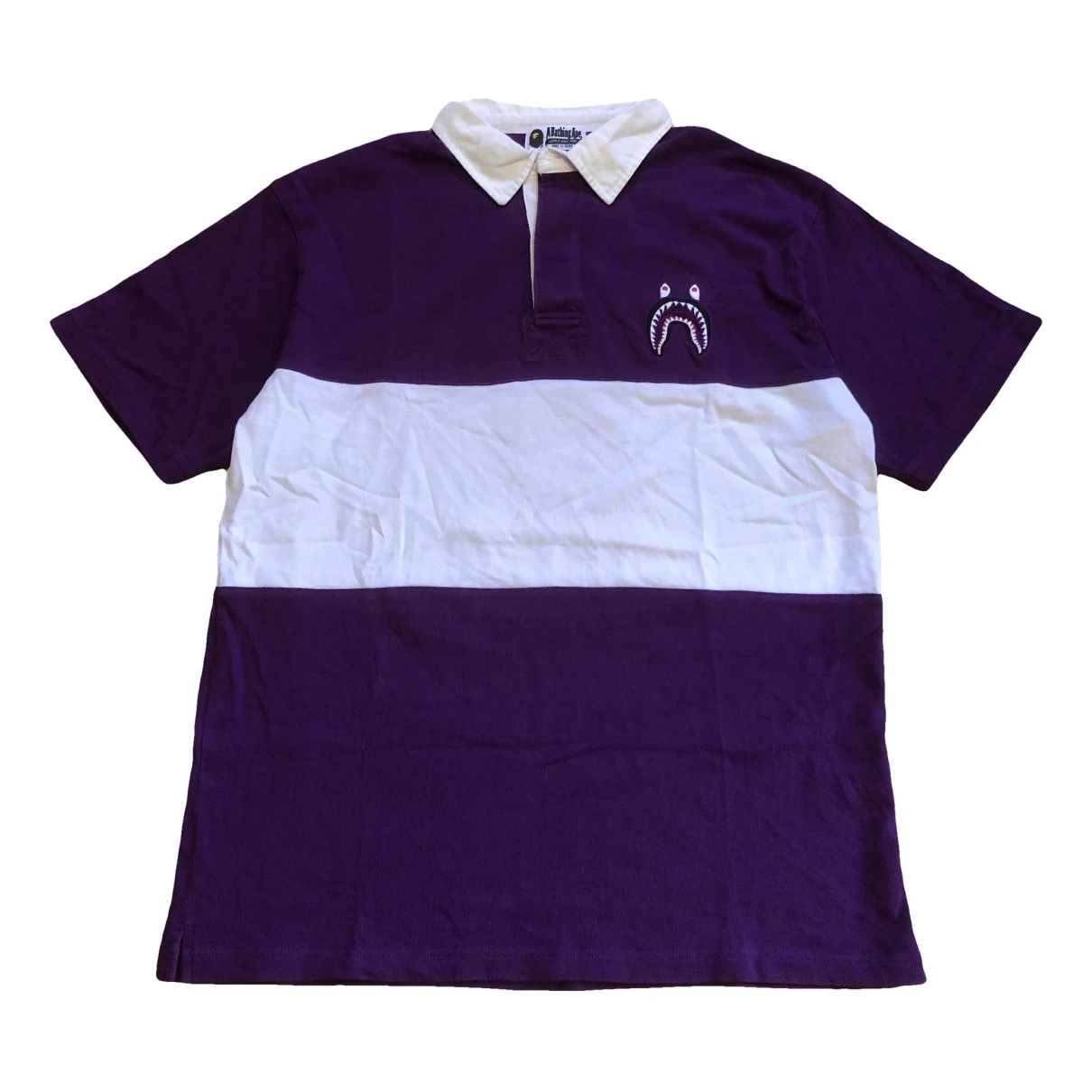 Pre-owned A Bathing Ape Polo Shirt In Purple