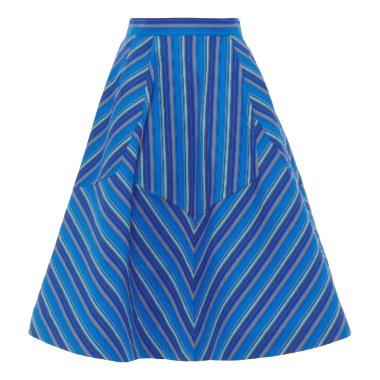 Pre-owned Rosie Assoulin Mid-length Skirt In Blue