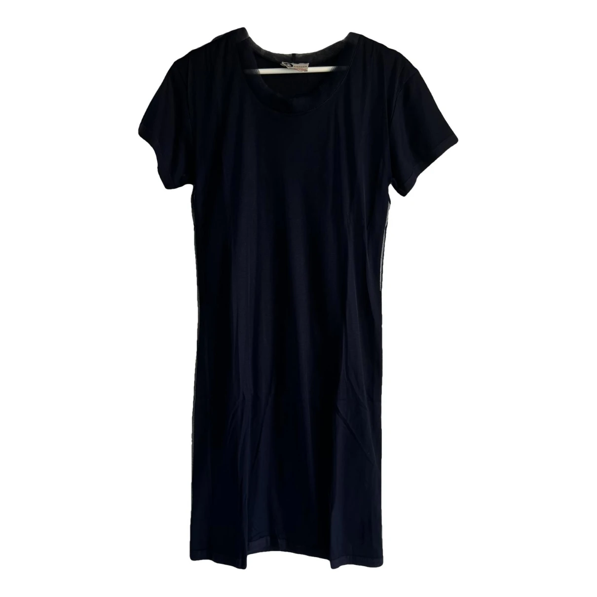 Pre-owned Lanvin Mid-length Dress In Navy