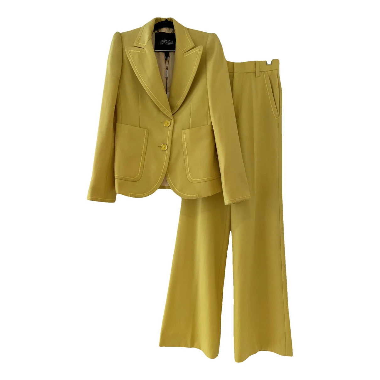 Pre-owned Marc Jacobs Wool Jacket In Yellow
