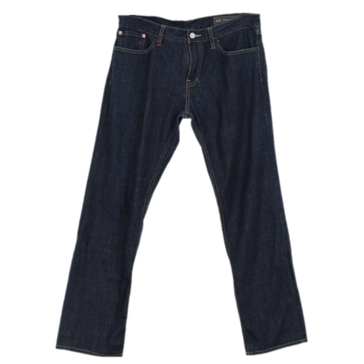 Pre-owned Armani Exchange Straight Jeans In Blue