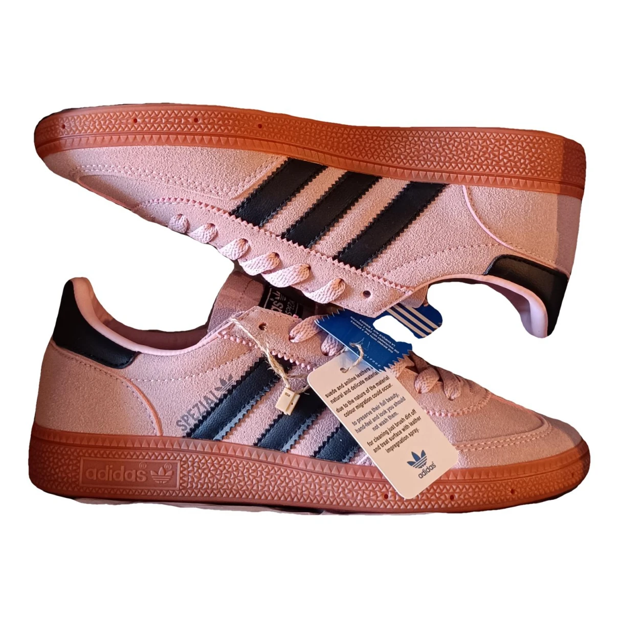 Pre-owned Adidas Originals Velvet Trainers In Pink