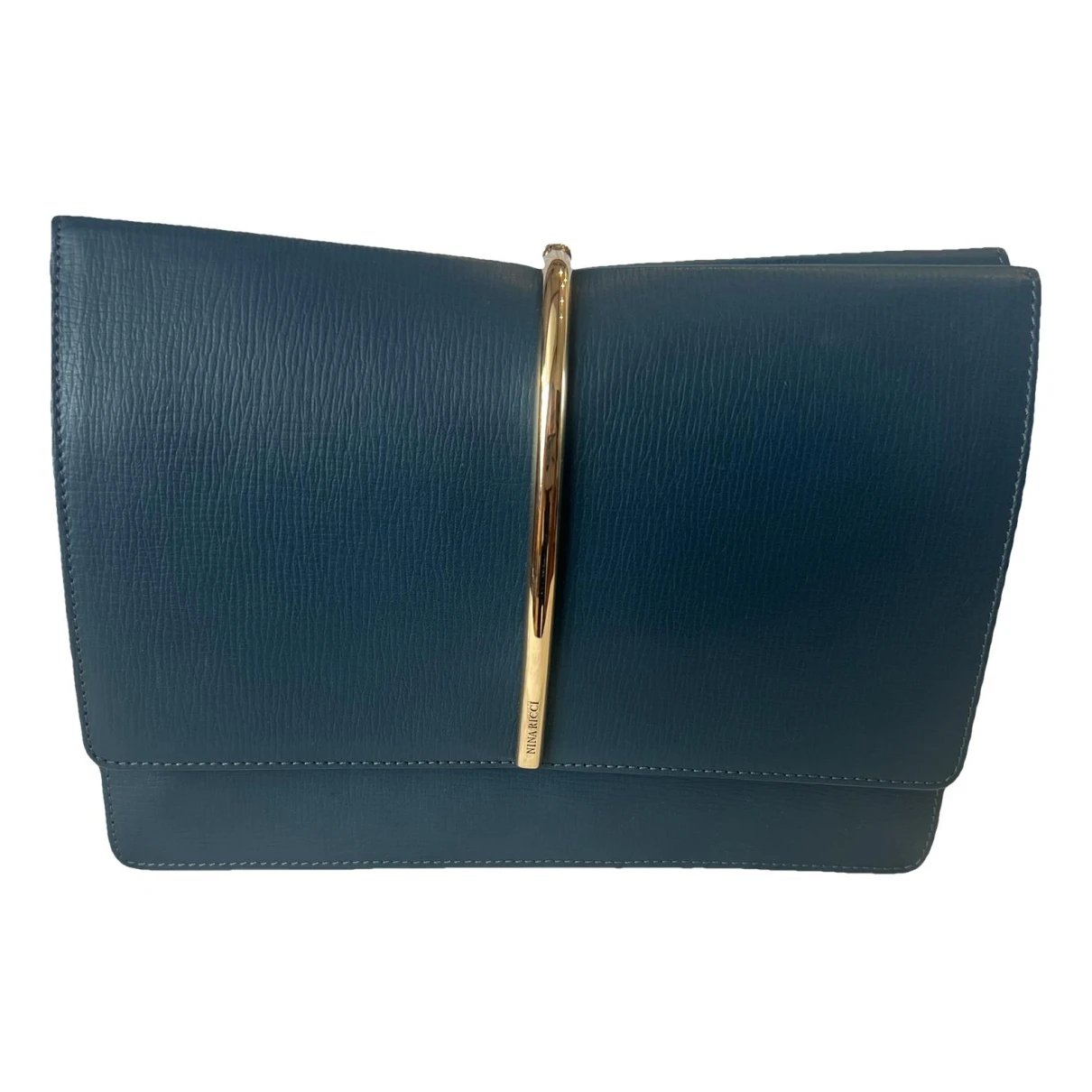 Pre-owned Nina Ricci Leather Handbag In Blue