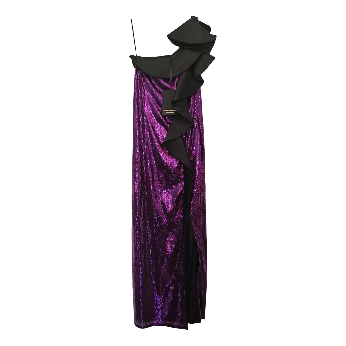 Pre-owned Simona Corsellini Maxi Dress In Purple