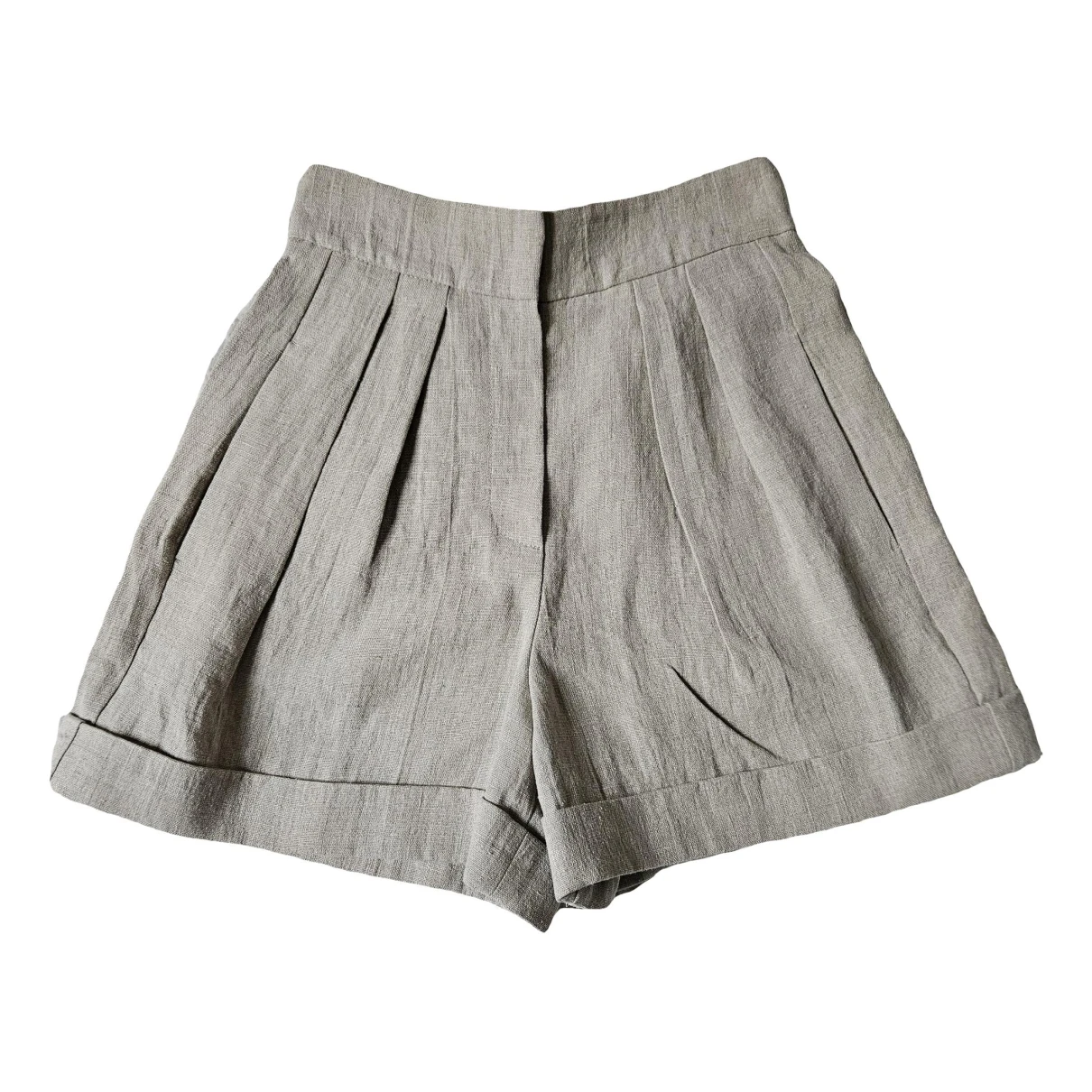Pre-owned Brunello Cucinelli Cloth Shorts In Beige