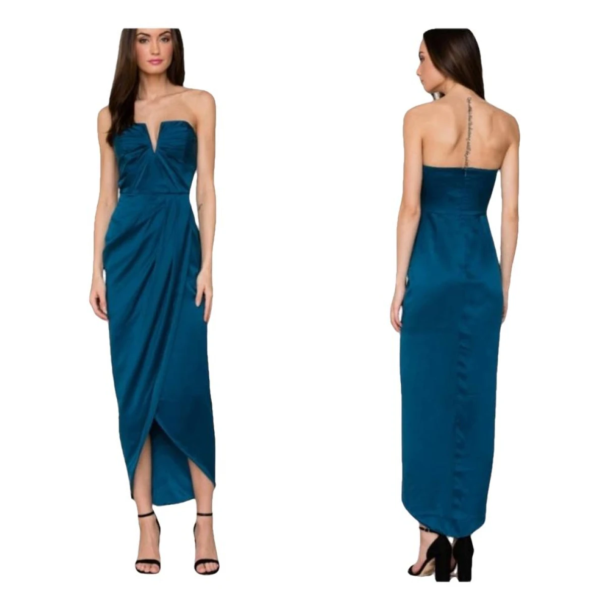 Pre-owned Yumi Kim Silk Maxi Dress In Blue