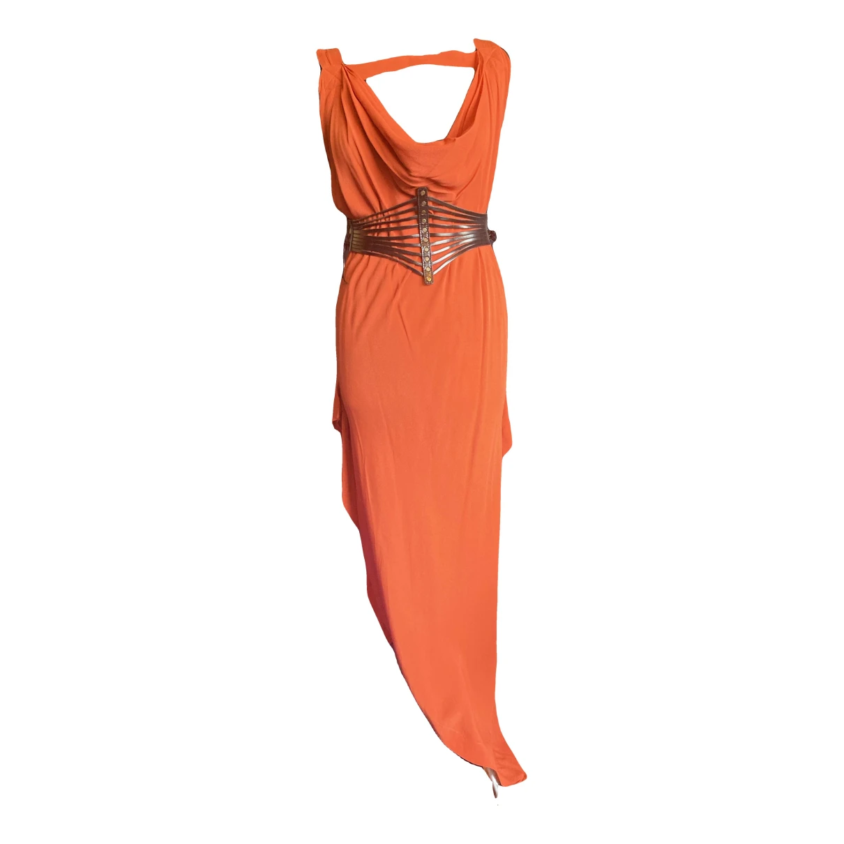 Pre-owned Vivienne Westwood Anglomania Maxi Dress In Orange