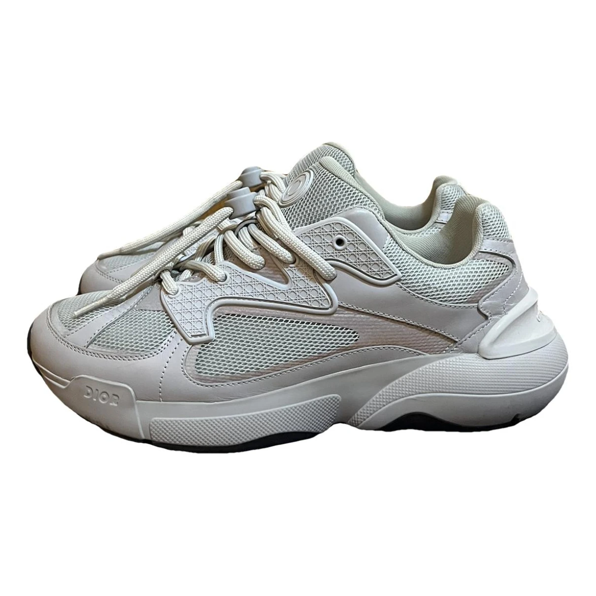 Pre-owned Dior Low Trainers In Grey