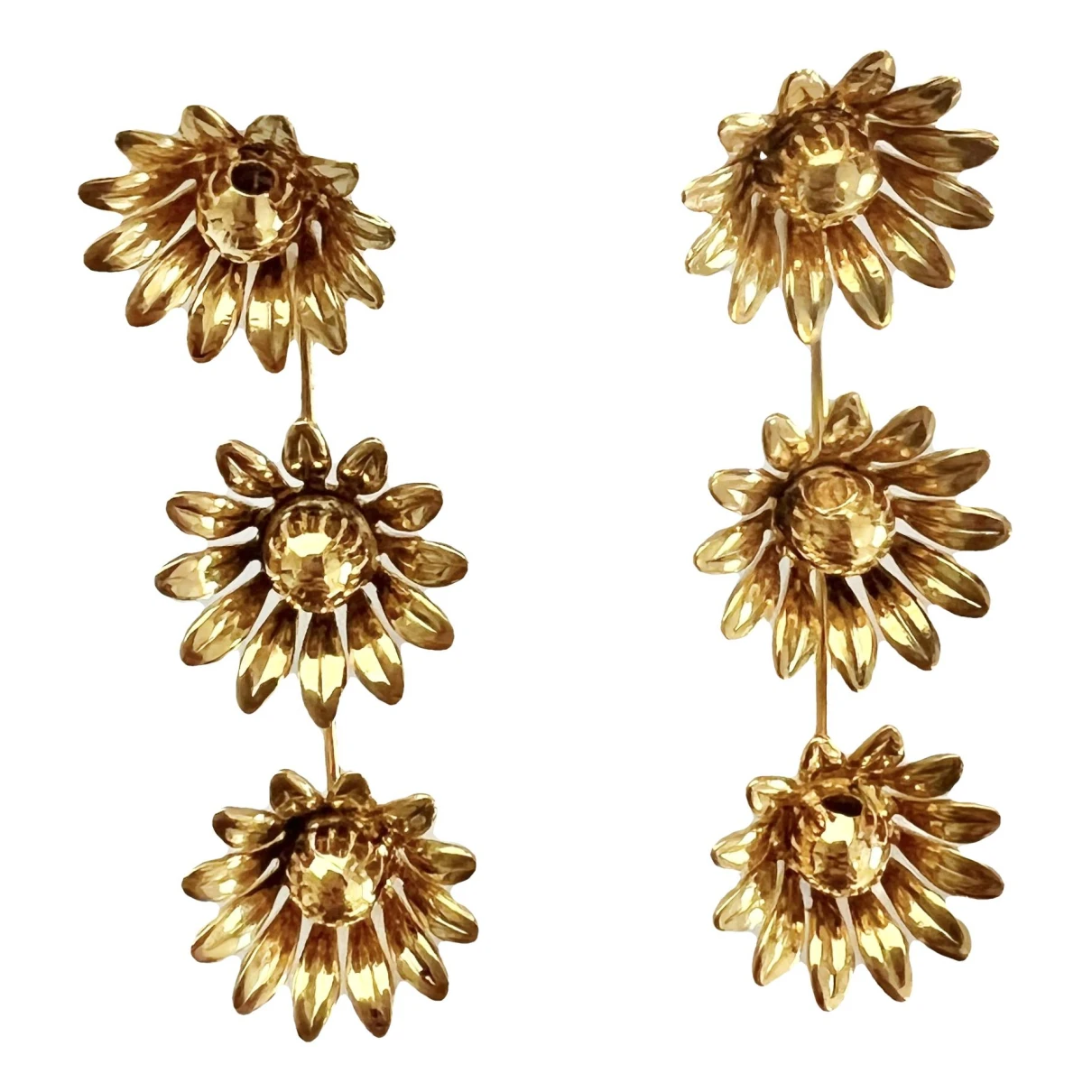 Pre-owned Jennifer Behr Earrings In Gold