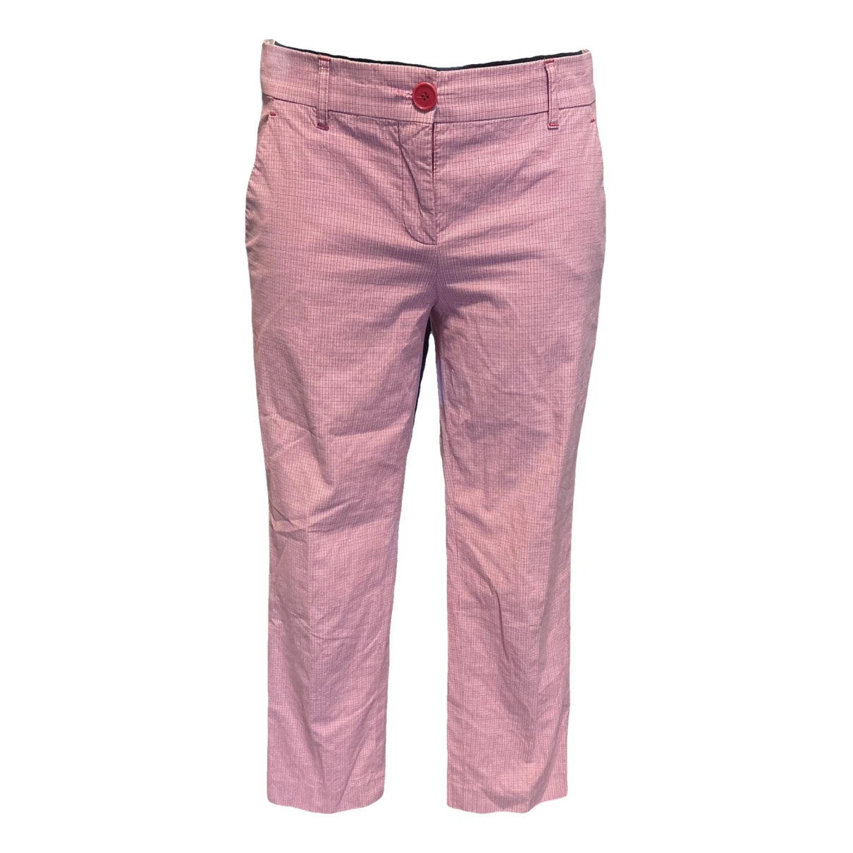 Pre-owned Etro Slim Pants In Pink