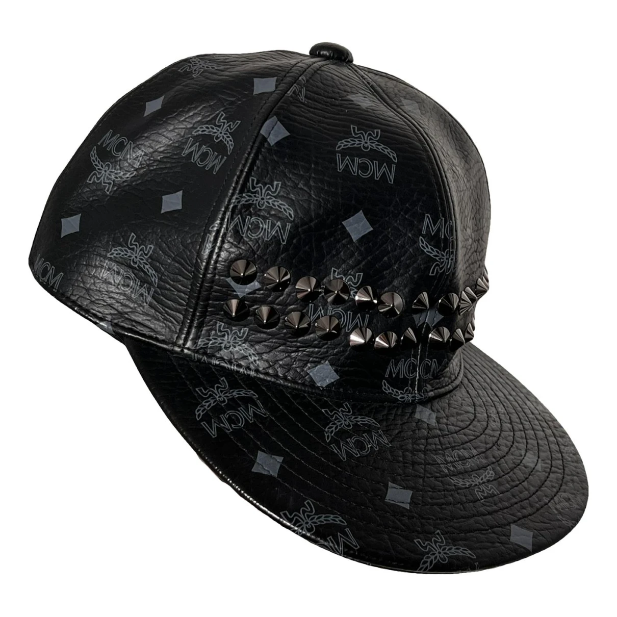 Pre-owned Mcm Hat In Anthracite