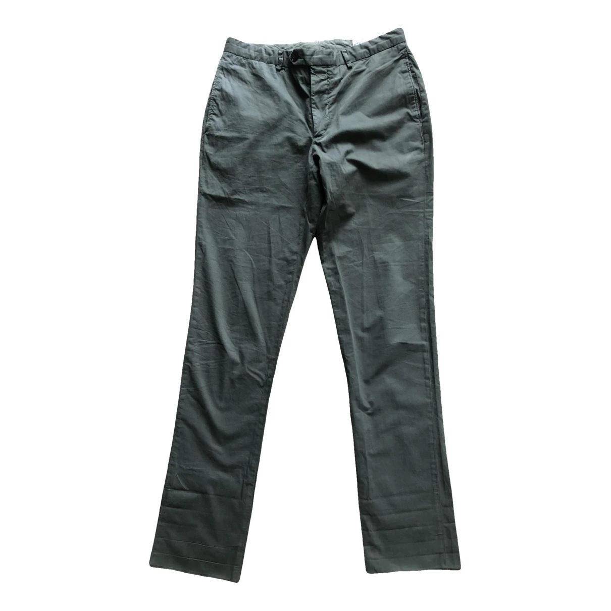Pre-owned Officine Generale Trousers In Green