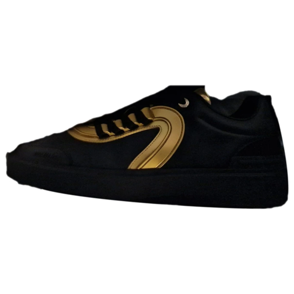 Pre-owned Balmain Leather Low Trainers In Gold