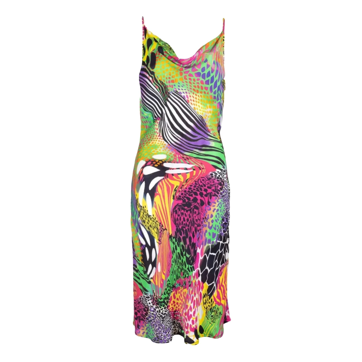 Pre-owned Fracomina Mid-length Dress In Multicolour