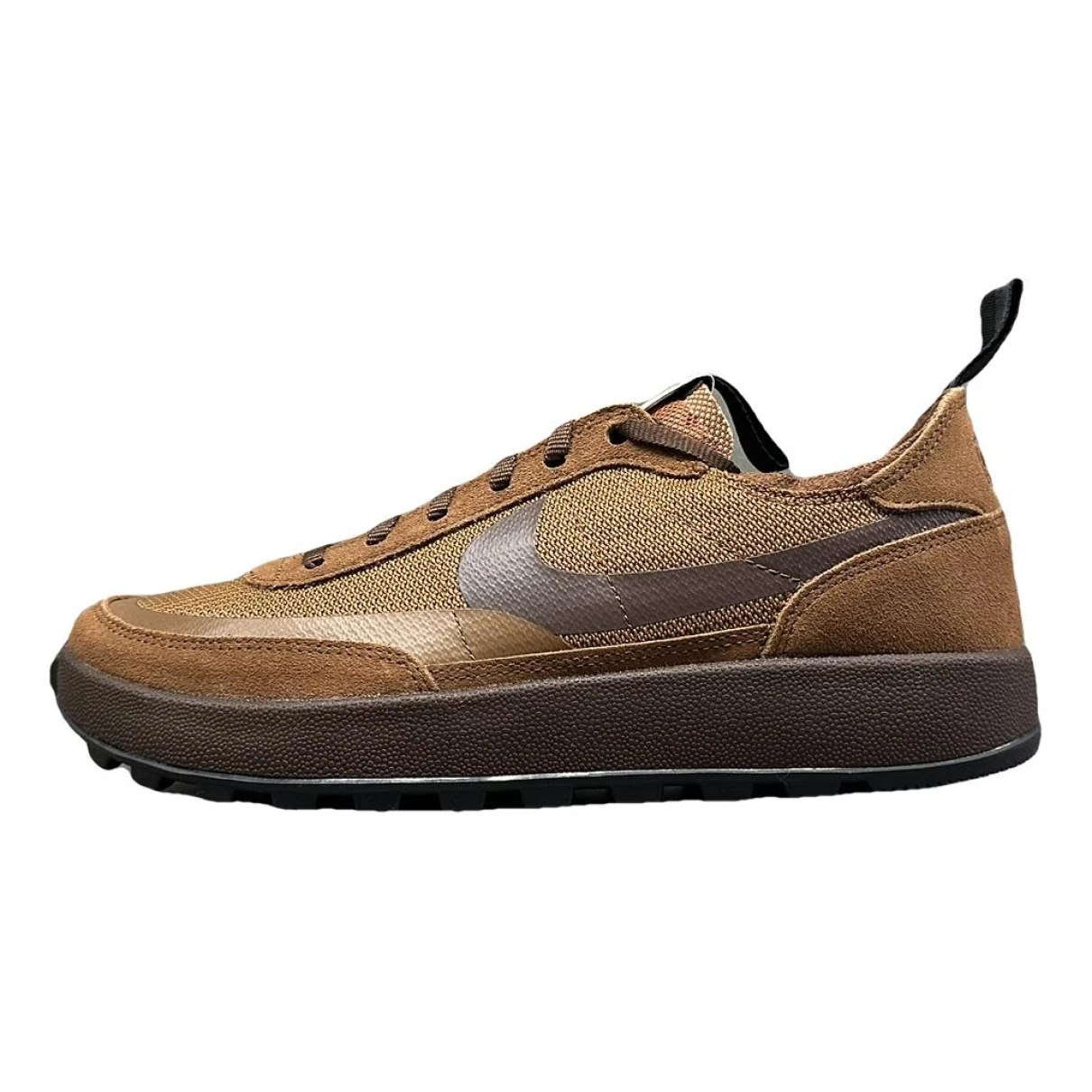 Pre-owned Nike X Tom Sachs Leather Low Trainers In Brown