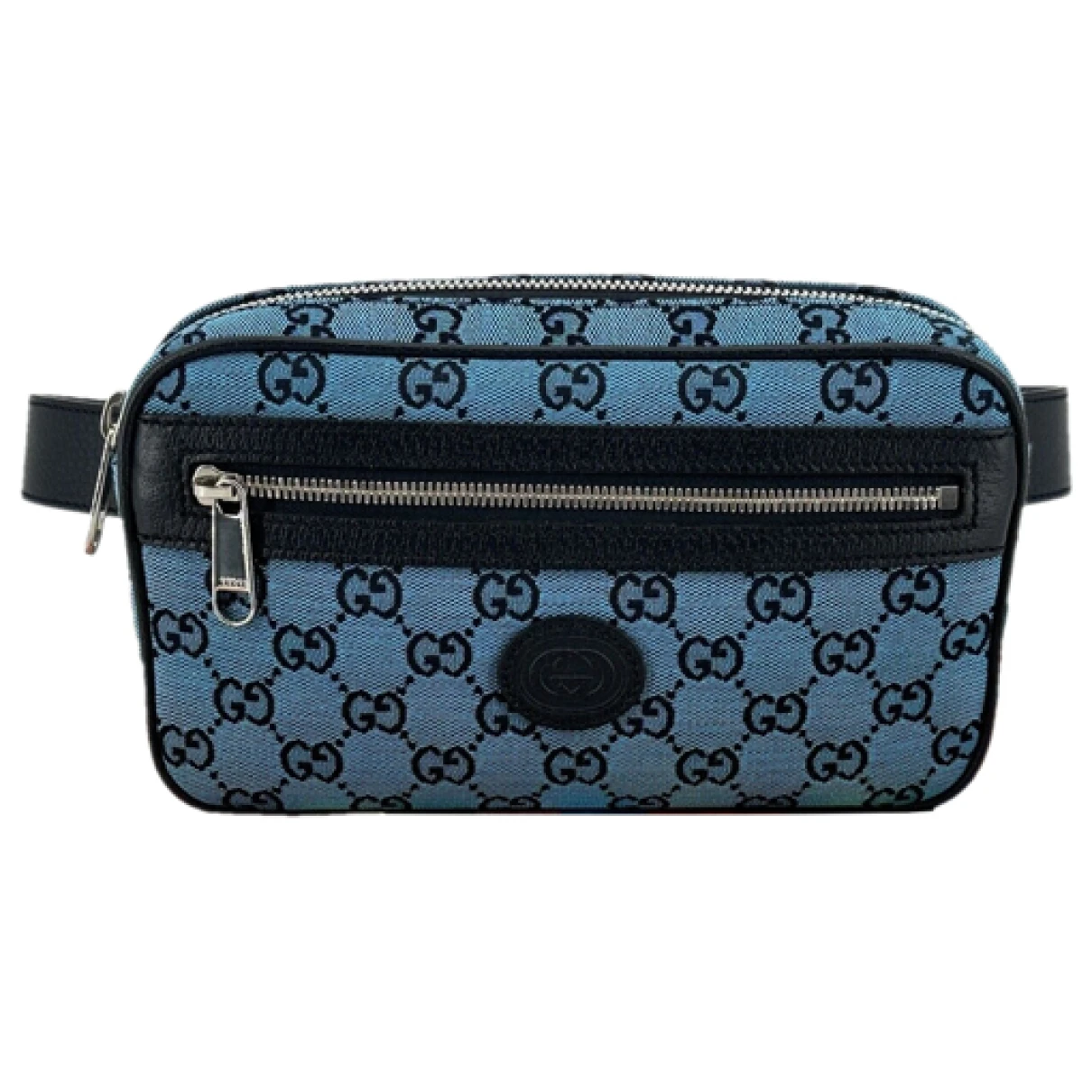 Pre-owned Gucci Cloth Bag In Blue