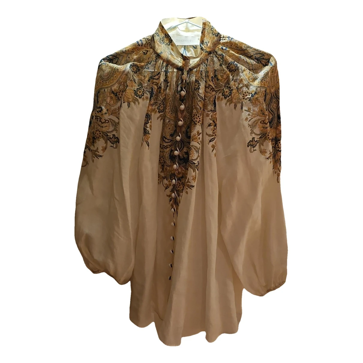 Pre-owned Zimmermann Linen Blouse In Other