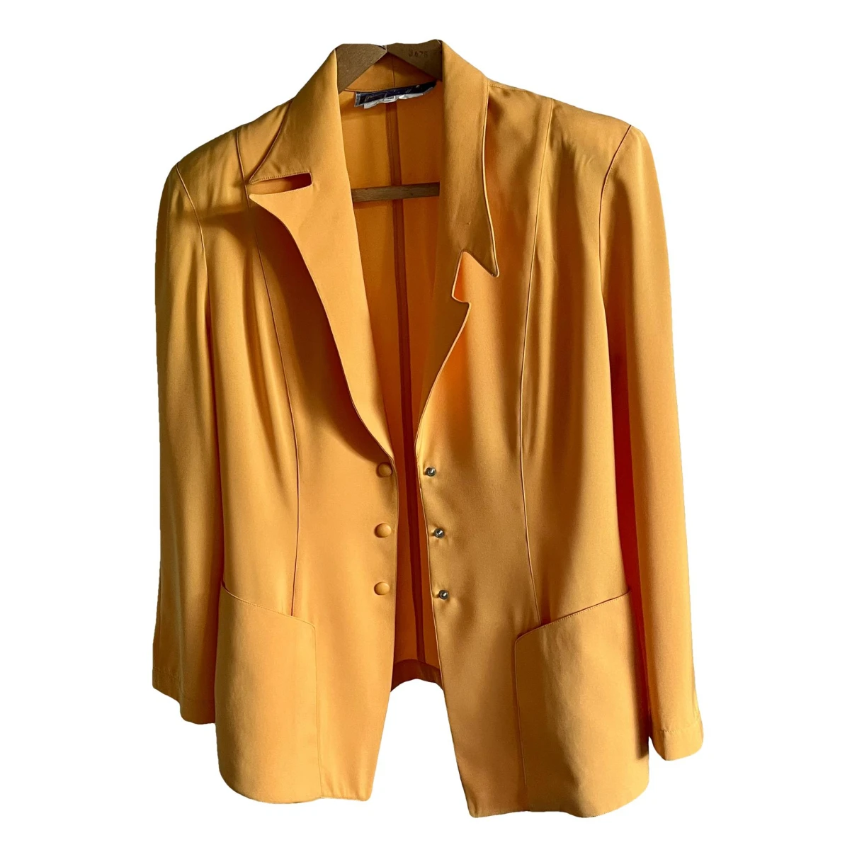 Pre-owned Mugler Suit Jacket In Orange