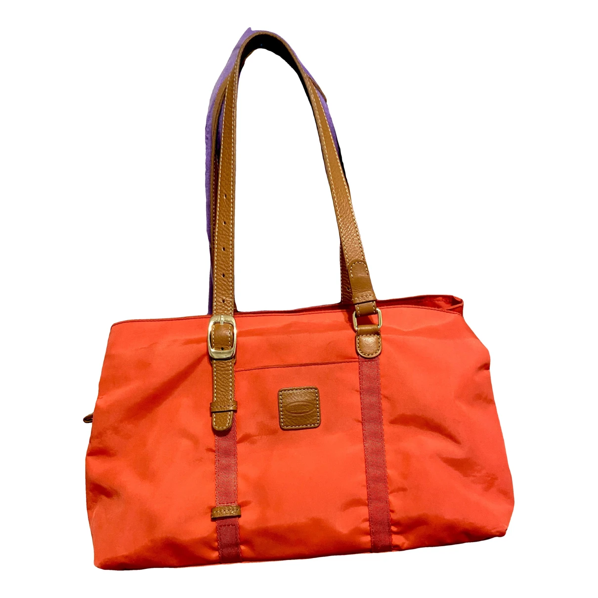 Pre-owned Bric's Cloth Handbag In Red