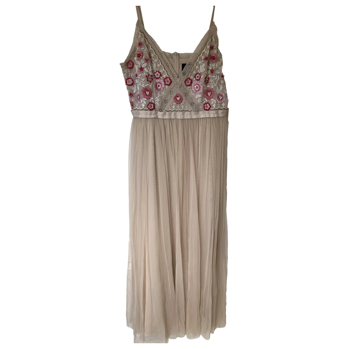 Pre-owned Needle & Thread Maxi Dress In Pink
