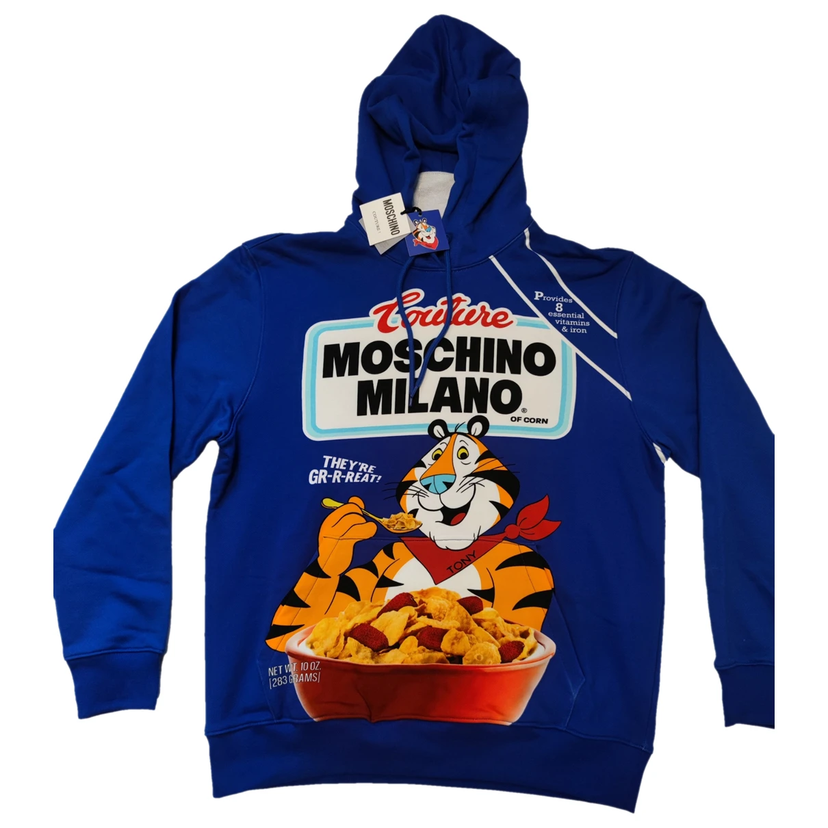 Pre-owned Moschino Sweatshirt In Blue