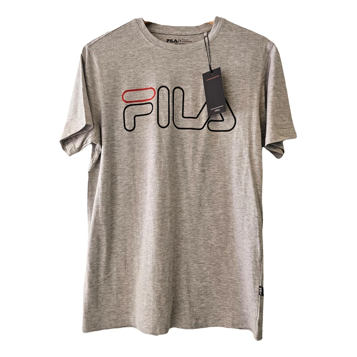Pre-owned Fila T-shirt In Grey