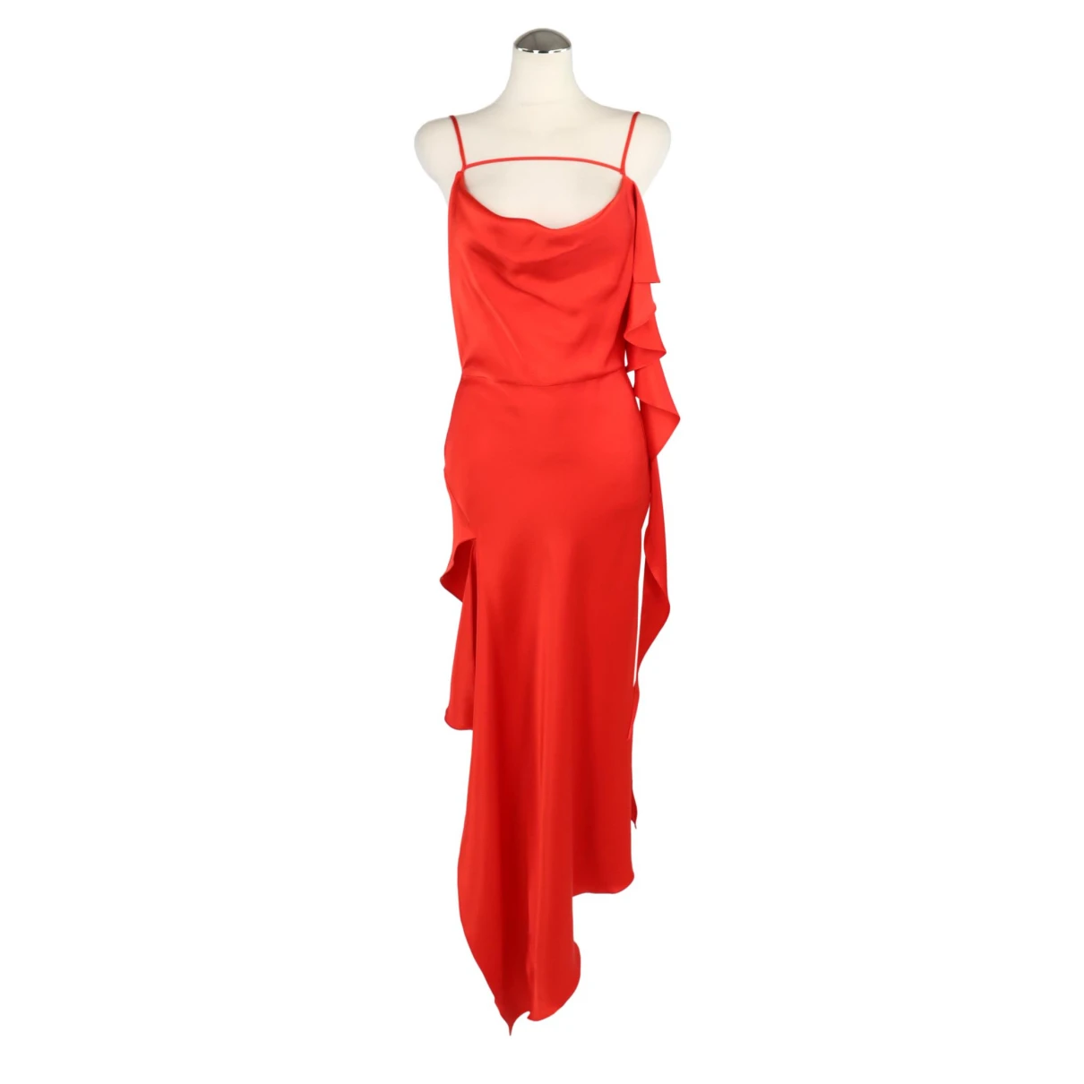 Pre-owned David Koma Mid-length Dress In Red