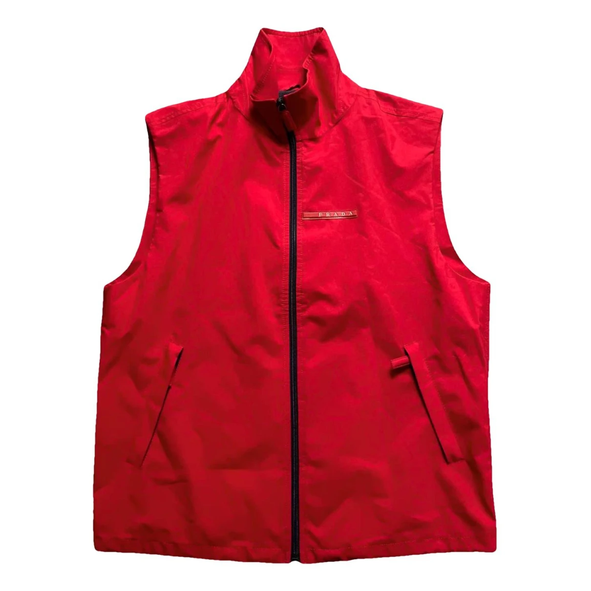 Pre-owned Prada Vest In Red