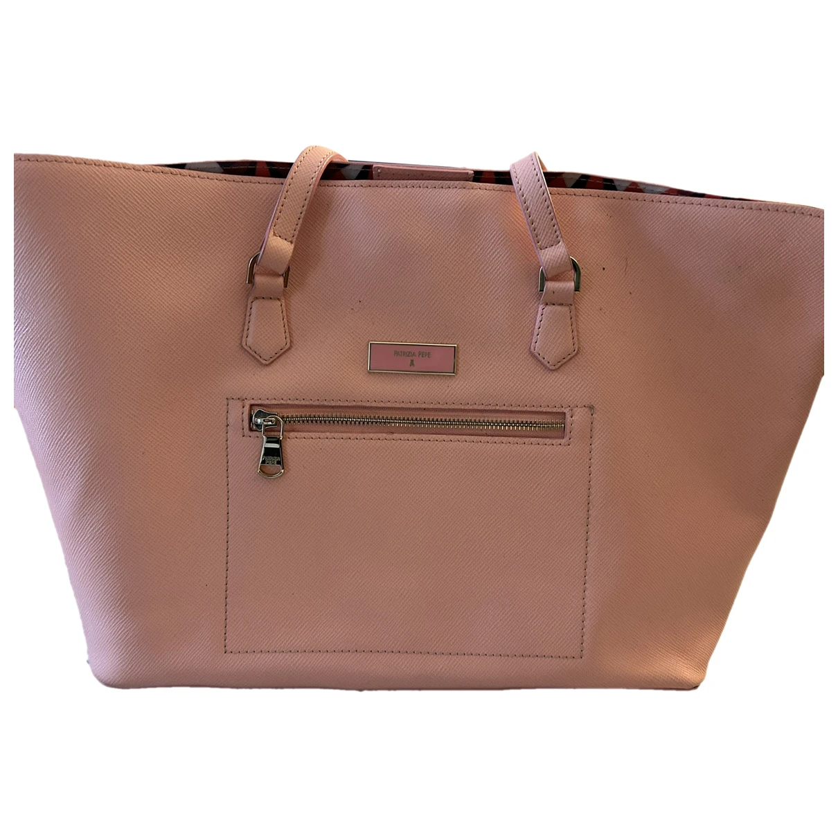 Pre-owned Patrizia Pepe Tote In Pink