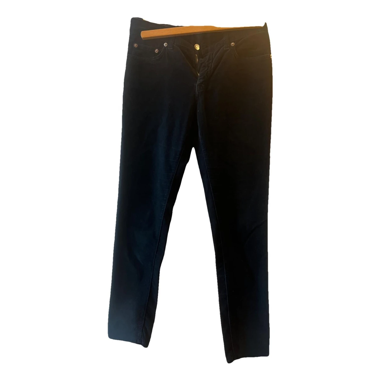 Pre-owned Department 5 Straight Pants In Blue