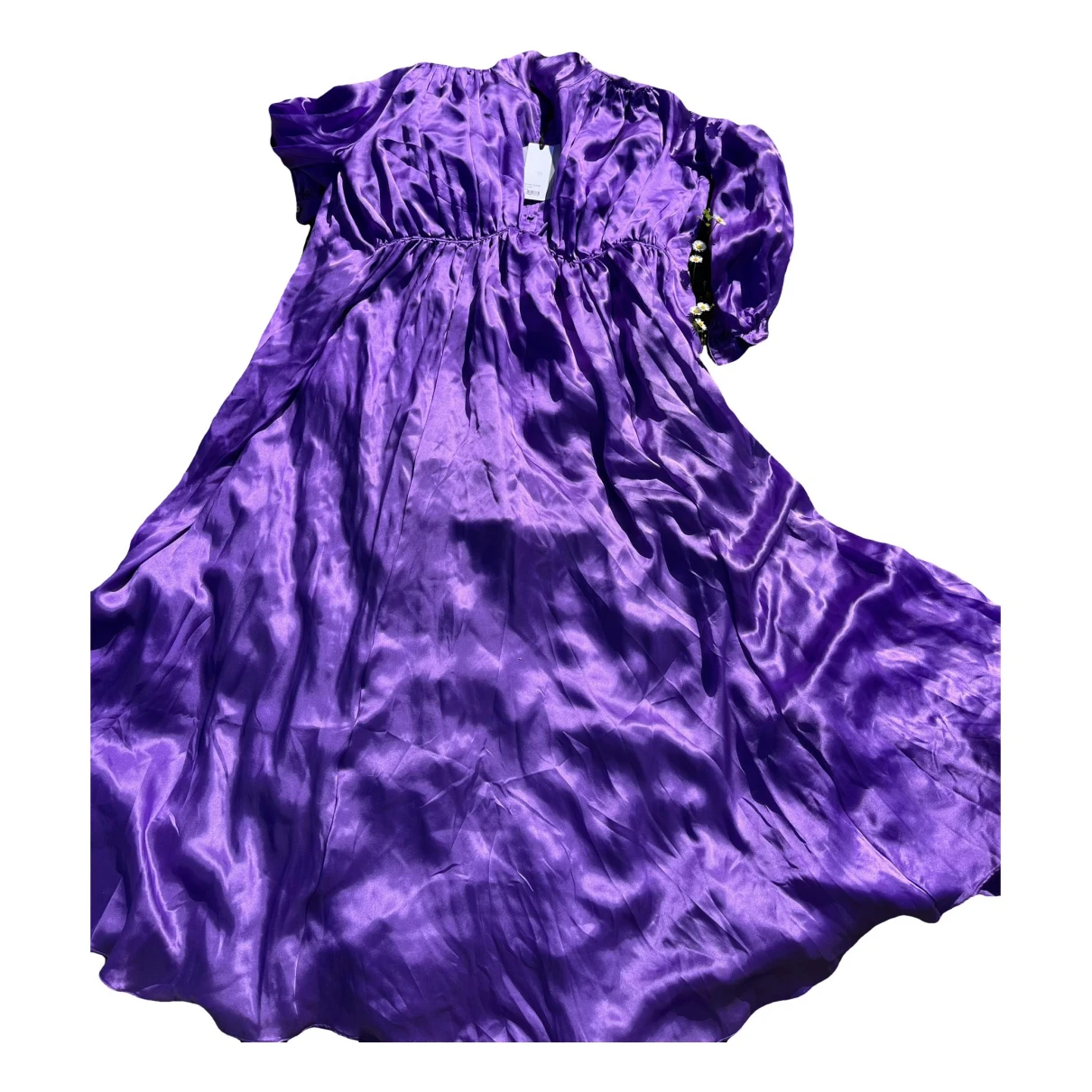 Pre-owned Forte Forte Silk Maxi Dress In Purple
