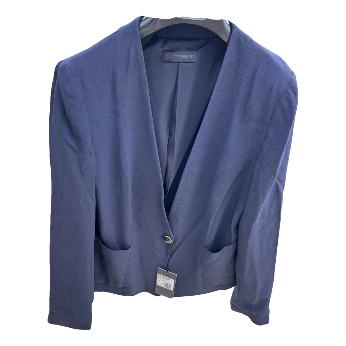 Pre-owned Trussardi Short Vest In Blue