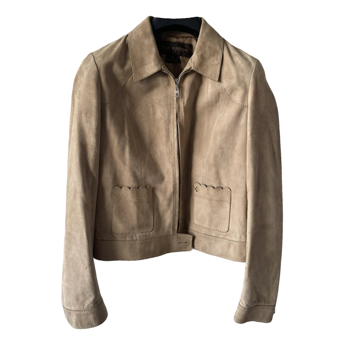 Pre-owned Louis Vuitton Jacket In Camel