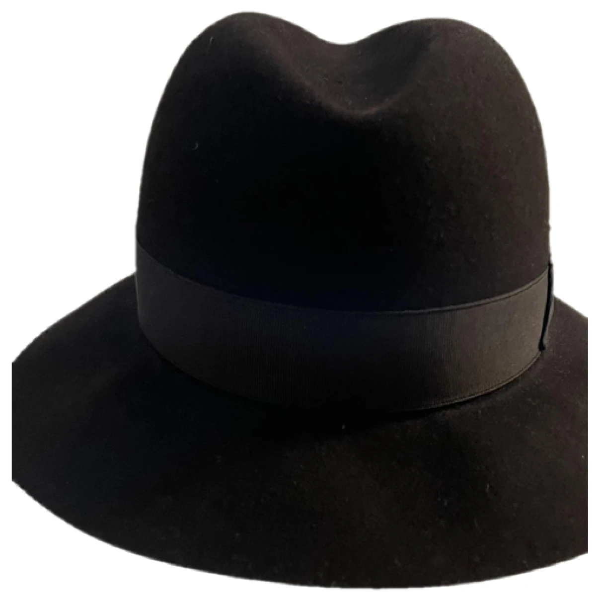 Pre-owned Borsalino Wool Hat In Brown
