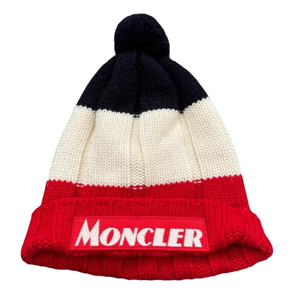 Pre-owned Moncler Hat In Blue