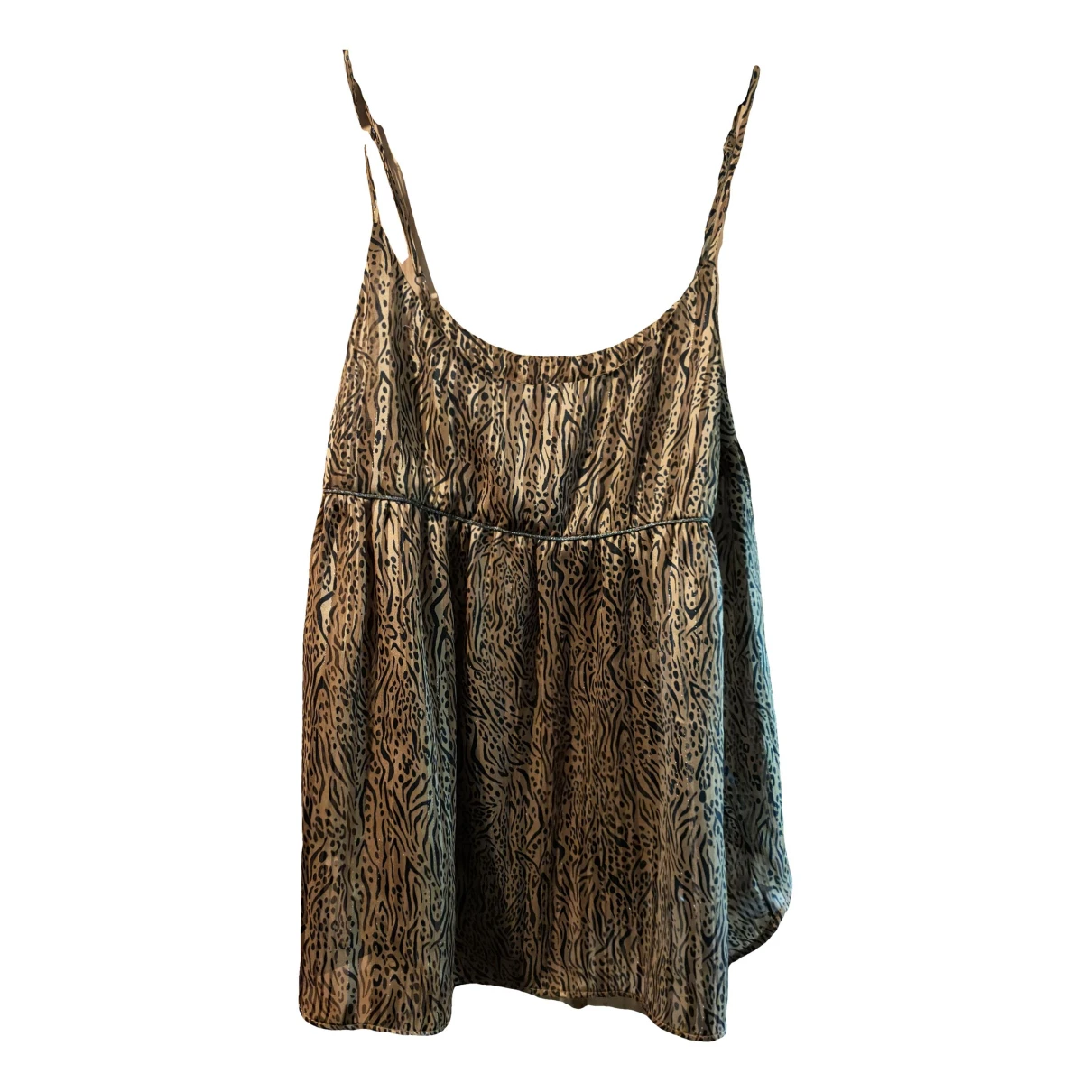 Pre-owned Ikks Camisole In Gold